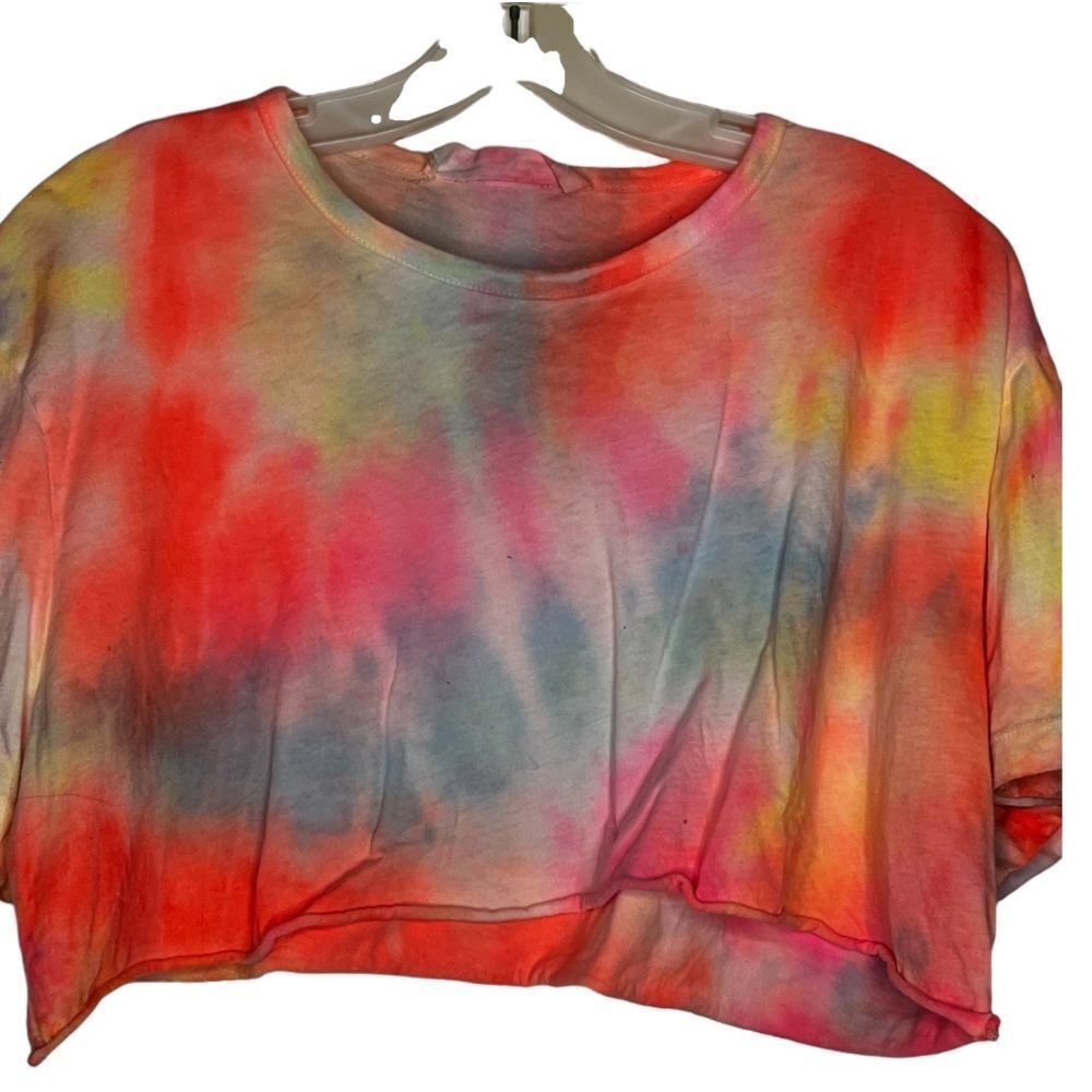 Emma & Sam Cropped Tie Dye Shirt
